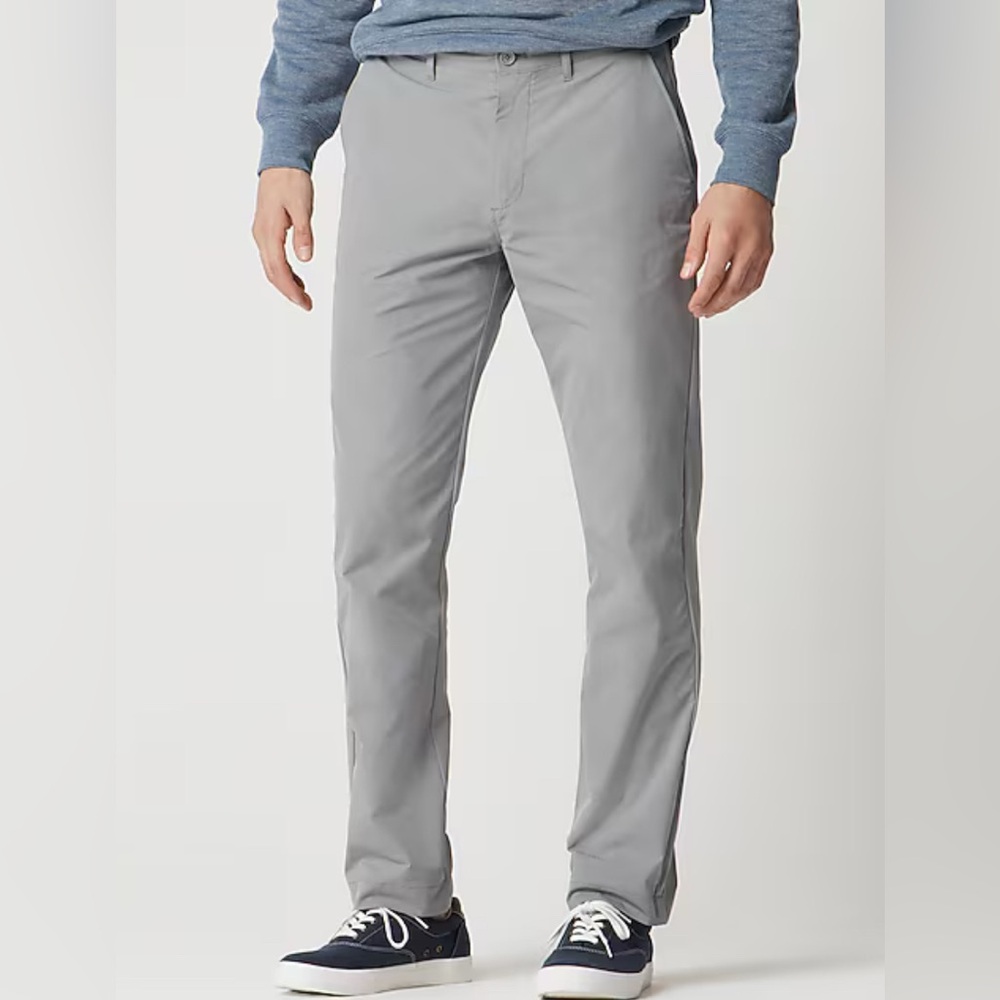J Crew Straight Fit Tech Chino Pant - Graphite